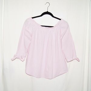 Pink Off the Shoulder Blouse